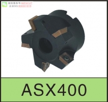 進(jìn)口ASX400直角臺(tái)肩面銑刀盤裝三菱SPMT12T308刀片