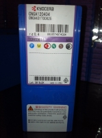 新品進口超值瘋搶CNGA120404 A65京瓷純陶瓷刀片硬料加工用