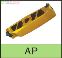 鋁合金大徑機夾式直角臺肩平面銑刀盤MAQ-AP裝三菱APKT1604..刀片