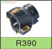 進(jìn)口機(jī)夾式直角臺(tái)肩銑刀盤(pán)R390裝山特維克R390..刀片